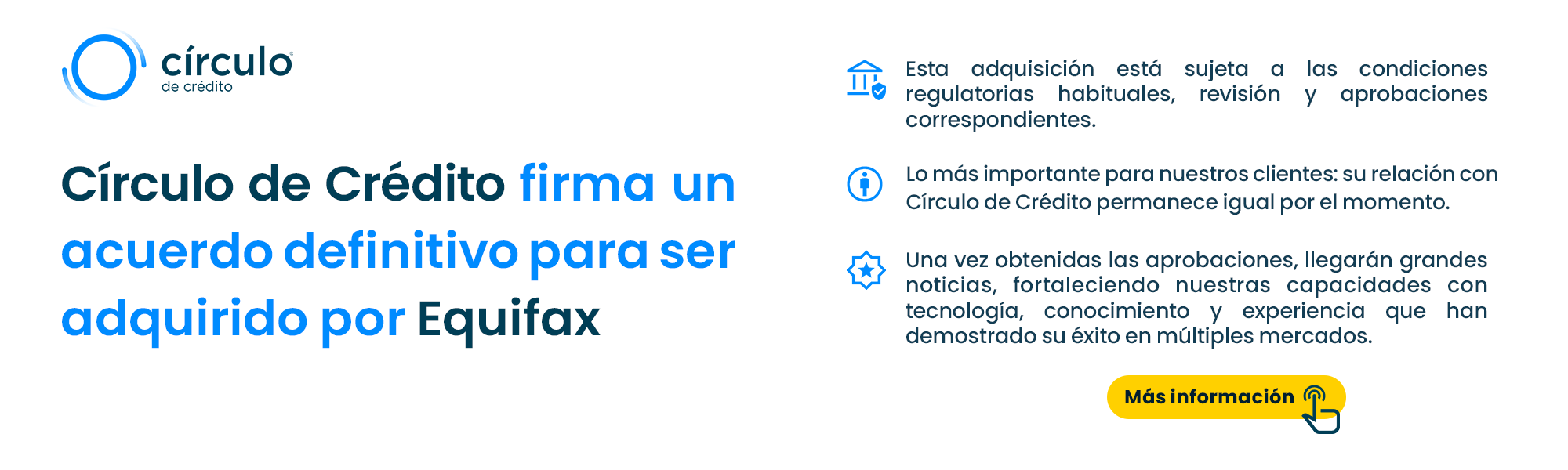 Círculo de Crédito firma acuerdo definitivo